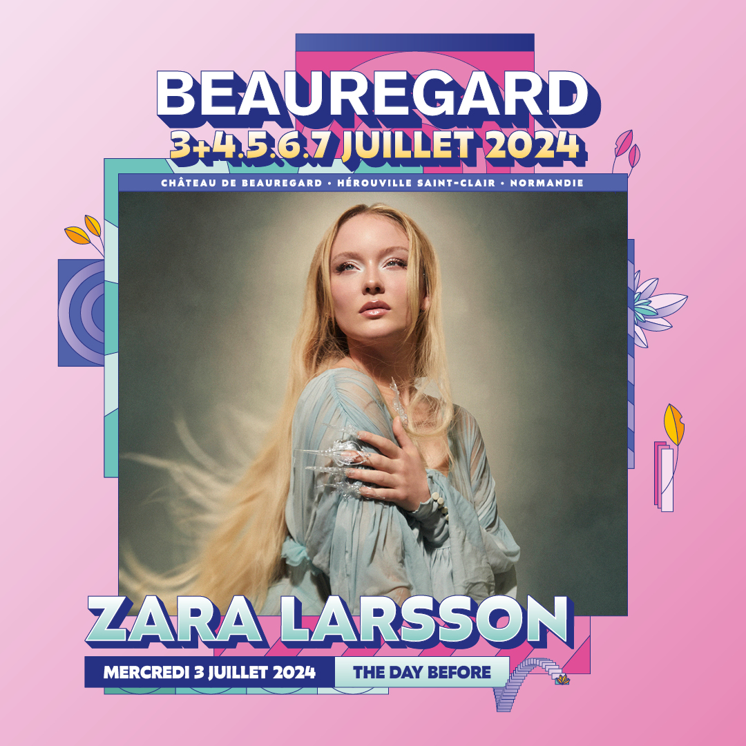 @zaralarsson sera chez John pour The Day Before ✨
La popstar suédoise, qui a fait danser la planète avec les hits « This One’s For You » et « On My Love » aux côtés de David Guetta, viendra faire chavirer Beauregard le temps d’un show lumineux que l’on attend avec impatience 🥰