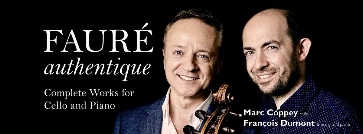 Only two weeks left until the release of the 𝗙𝗮𝘂𝗿𝗲́ 𝗮𝘂𝘁𝗵𝗲𝗻𝘁𝗶𝗾𝘂𝗲 album we recorded with @fdumontpiano (May 3, 2024)! 💿 Audite 🎧 play.audite.de/faure-authenti… #GabrielFauré #NewAlbum #NewCD #NewBanner