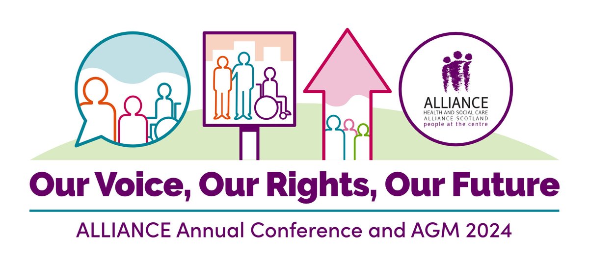Our annual conference and AGM is just one week away! ‘Our Voice, Our Rights, Our Future’ is an opportunity to engage in crucial debate on health and social care in Scotland. Register here now to secure your place: alliance-scotland.org.uk/alliance-annua… @ALLIANCEScot