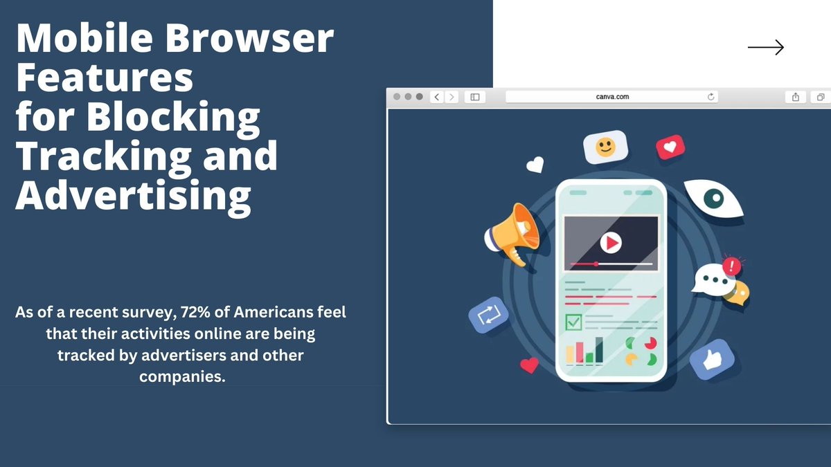 Discover how 72% of Americans feel about online tracking! Protect your privacy and enhance your browsing experience on mobile. 
Click here to read more- t.ly/xcibh
#OnlinePrivacy #AdBlocking #SafeBrowsing