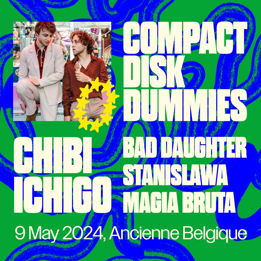 🎉The full line-up of our Europe Day celebrations is now out! ◉ ectropunk band Compact Disk Dummies (BE) ◐ dance phenomenon Chibi Ichigo (BE) ◑ indie singer Bad Daughter (HR) ◒ mythical pop duo Magia Bruta (ES) ◓ visionary Stanislawa (BE) 🔗 liveurope.eu/events/europe-…