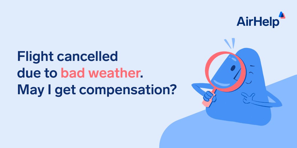 In most situations, poor weather conditions are considered to be extraordinary circumstances. However, if the airline failed to prepare for them and other flights managed to depart on time, you could be owed compensation. Every case is different, that’s why we’re here to help…