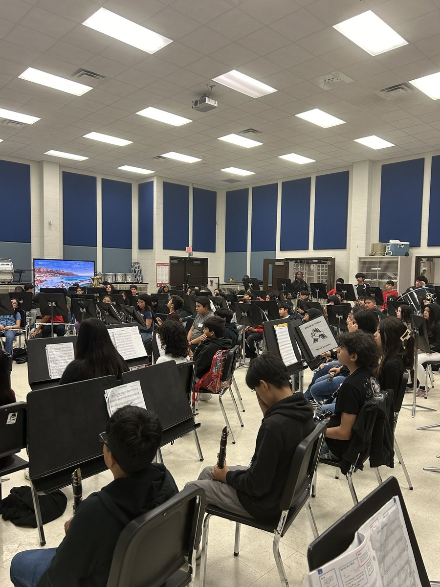 AMScoltband's tweet photo. 1 more day until Band Festival @ MO Campbell Center.
Saturday 4/20, 9:20 am Come hear our Beginning and Symphonic Bands Play! #Coltsdeserveit @SPeralta_AMS #aldineproudcoltstrong @AldineMS_AISD @AldineISD @aldinefinearts @aldineband @MacJamGen @AISDNimitzBand https://t.co/xZ382RP2KS