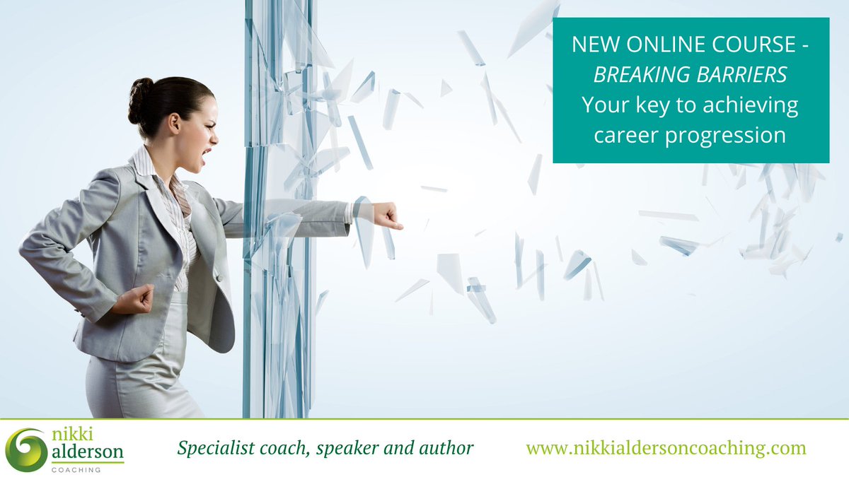 Breaking Barriers is the new online course for you, launching Wed 8th May. join my webinar, on Tue 7th May at 12.15 pm Reserve your place here: bit.ly/3UmZi2b #careerprogression #confidence #selfconfidence #impostersyndrome #success #onlinecourse #breakingbarriers