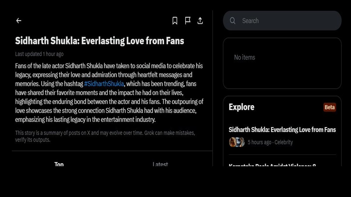 Mleez1's tweet photo. When X recognizes our Everlasting Love. 💕

#SidharthShukla 
#SidharthShuklaForever 
#SidharthShuklaLivesOn https://t.co/AckjGUiN6n
