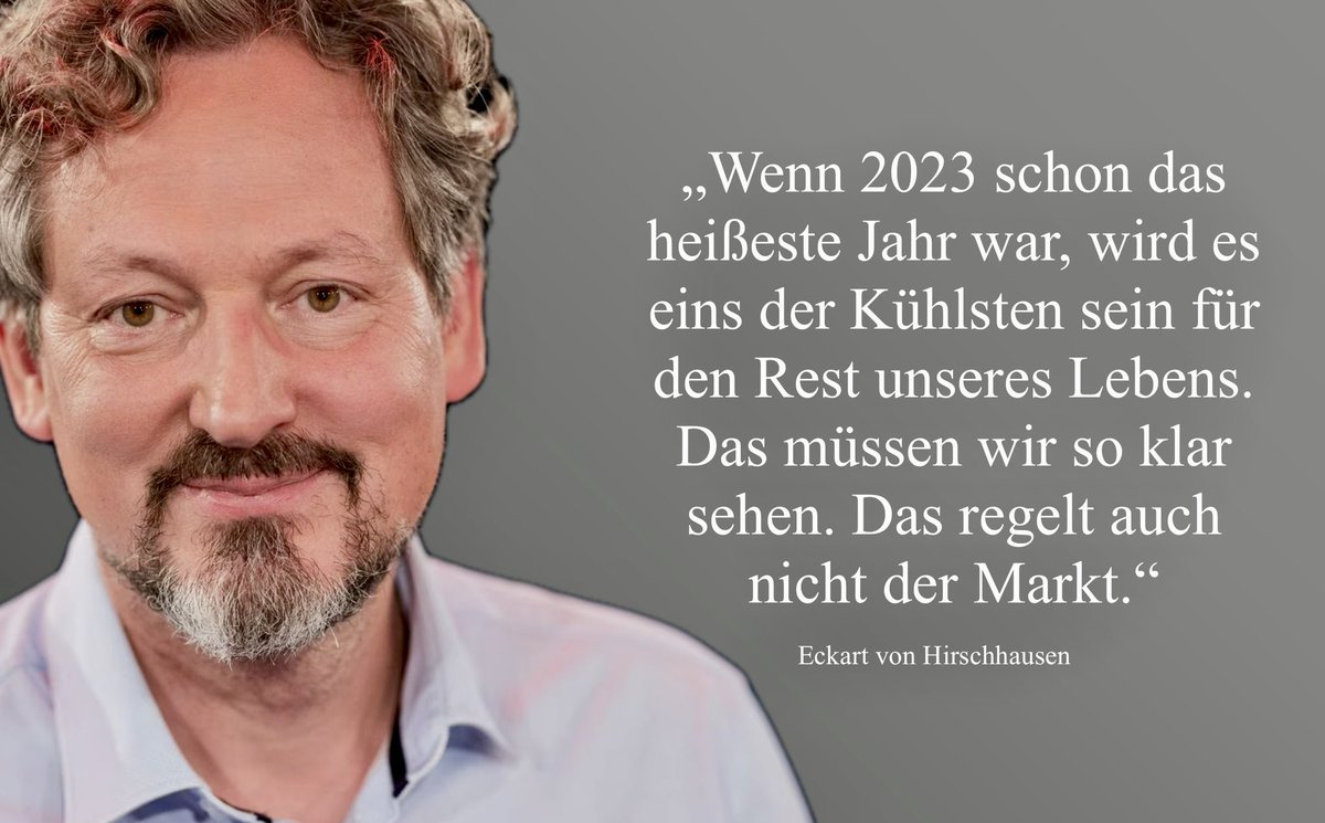 Ich wusste gar nicht, dass man aus dem Rektum der Regierenden in die Zukunft sehen kann!
#Hirschhausen 
#Klimawandel