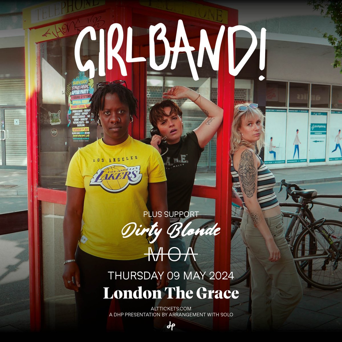Special guests for @girlbandhq have been confirmed as MOA + @weredirtyblonde this May! 📅 Thursday 09 May 2024 🎟️ Tickets 👉 ticketweb.uk/event/girlband…