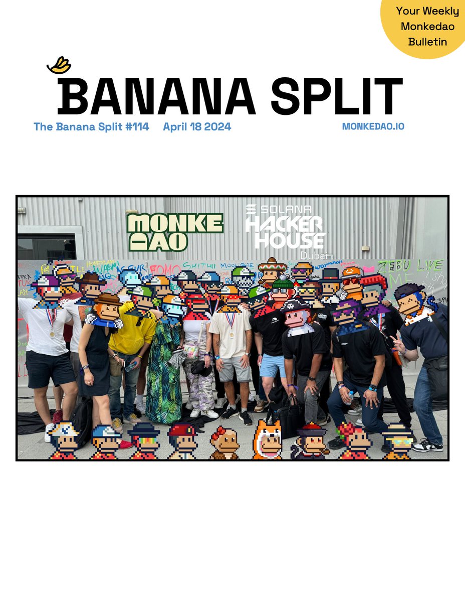 The Banana Split #114 is here! Monkes seem to takeover every IRL event they go to, this time in Dubai! Are we ready for Independence Day? See you guys at Friday's Town Hall! 🔗👇Links below