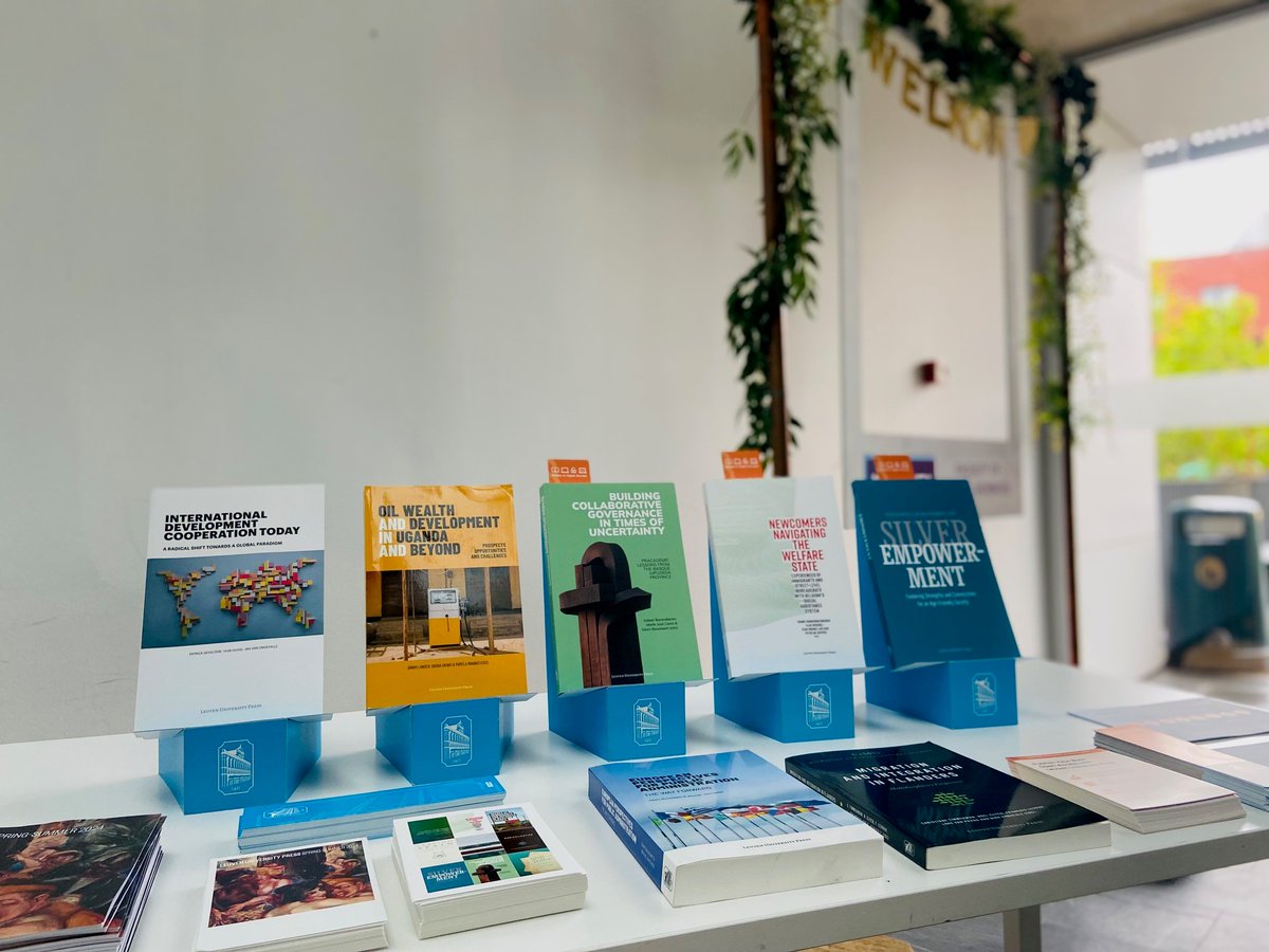 Spot our 📚 books at the #SocialSciences #Research Day!

✍ Interested in publishing with us? We provide 2 publishing scenarios: traditional (non-Open Access) and #OpenAccess
➡ Visit our website lup.be or contact publish@lup.be

#academicpublishing