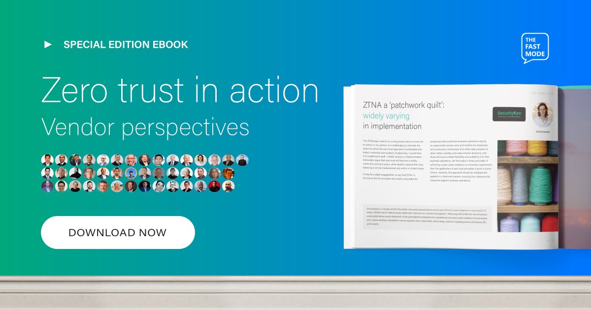 Dmitry Kurbatov at @SecurityGen_ shares his thoughts on #ZTNA in @TheFastMode’s latest #eBook ‘Zero Trust in Action: Vendor Perspectives’.

Read the free eBook at thefastmode.com/telecom-white-…

#zerotrust #ZTNA #trafficvisibility #networksecurity #cybersecurity