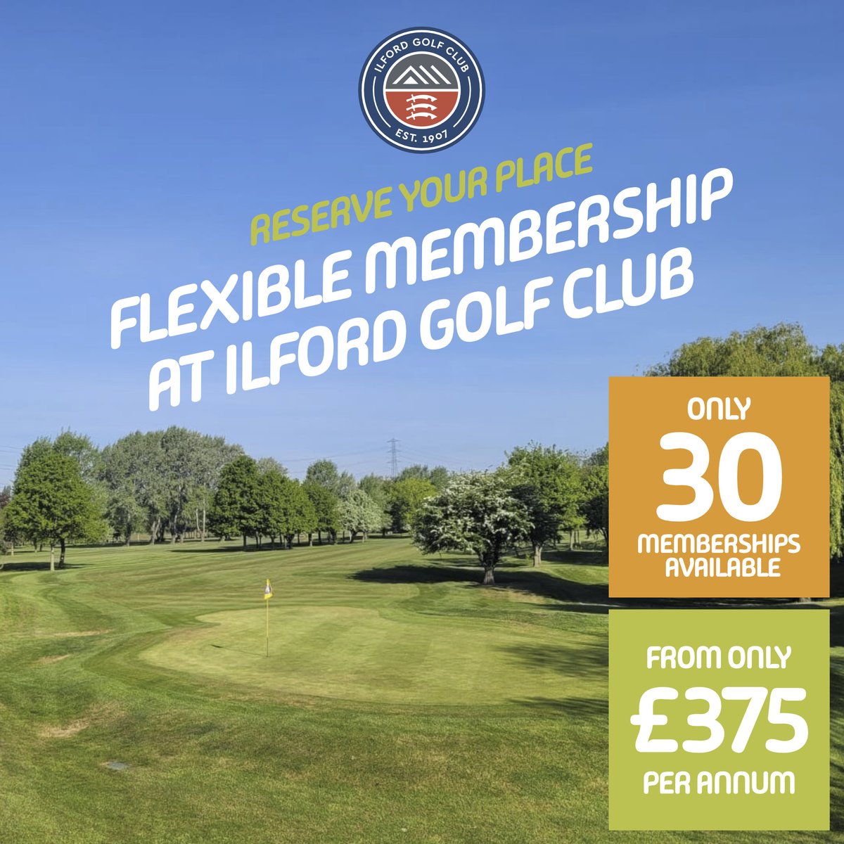 All New Flexible Memberships coming soon at @ilfordgolfclub 🏌️‍♂️ Limited to only 30 memberships, reserve yours today! Purchases available on Thursday 25th April at 10am, don't miss out ⛳️ - bit.ly/3Um1eIa