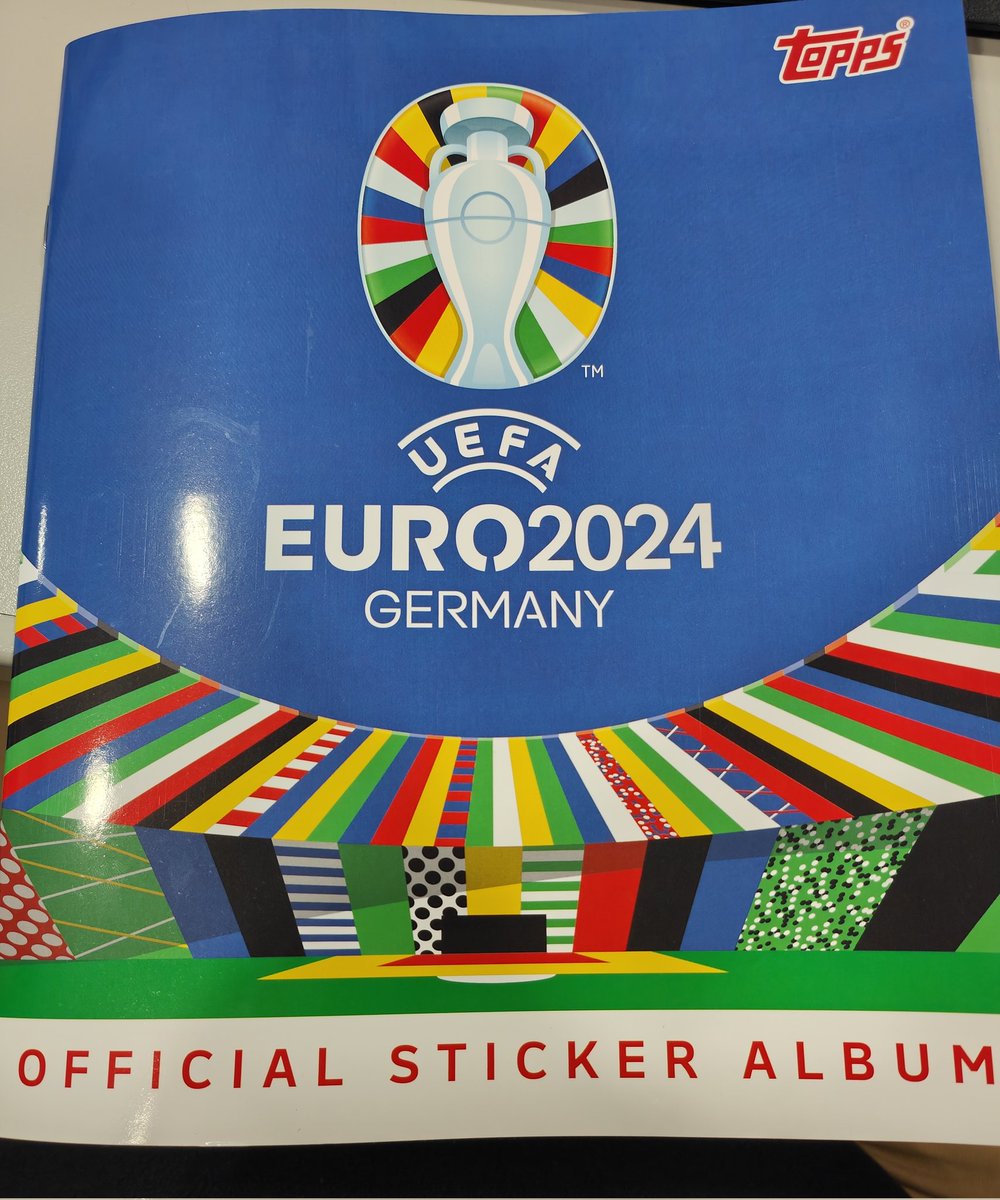 LJB1878's tweet image. Well well well, guess I'm 11 again... Haha #StickerAlbum #Euro24 #ChildhoodMemories