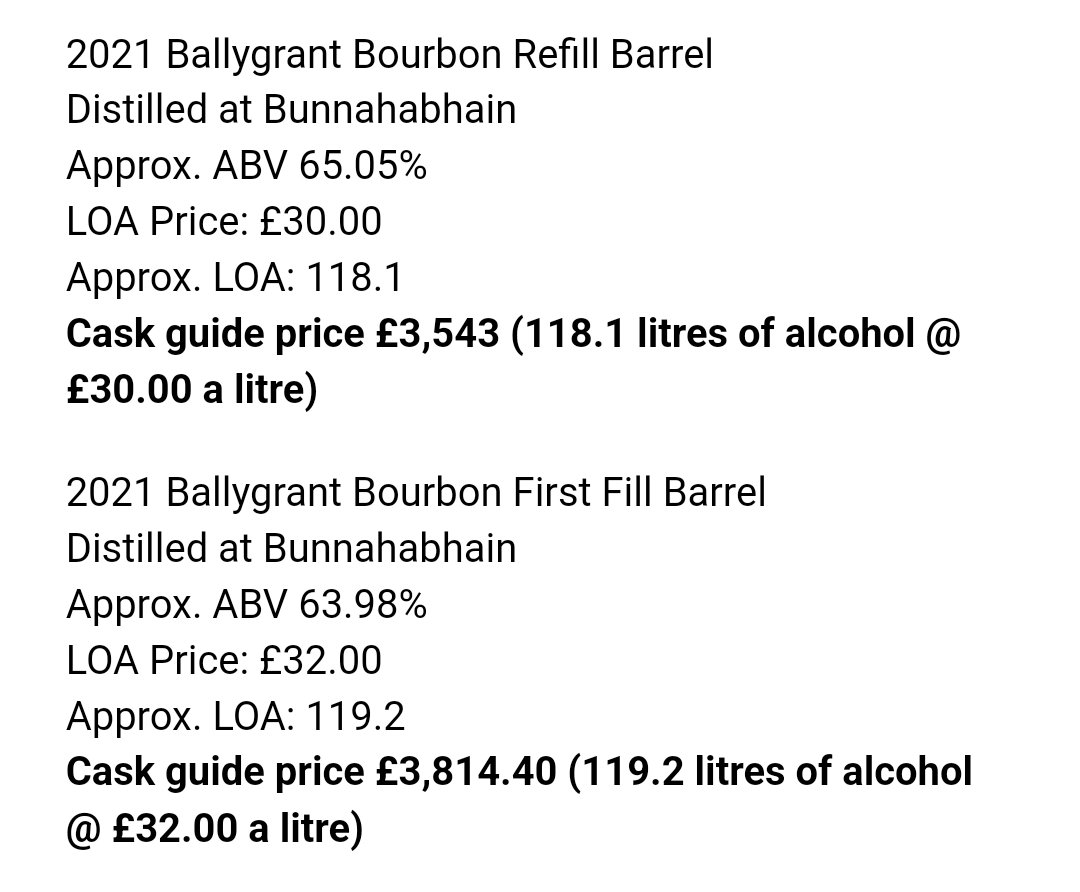 Does anybody fancy a Bunnahabhain cask? 🤣