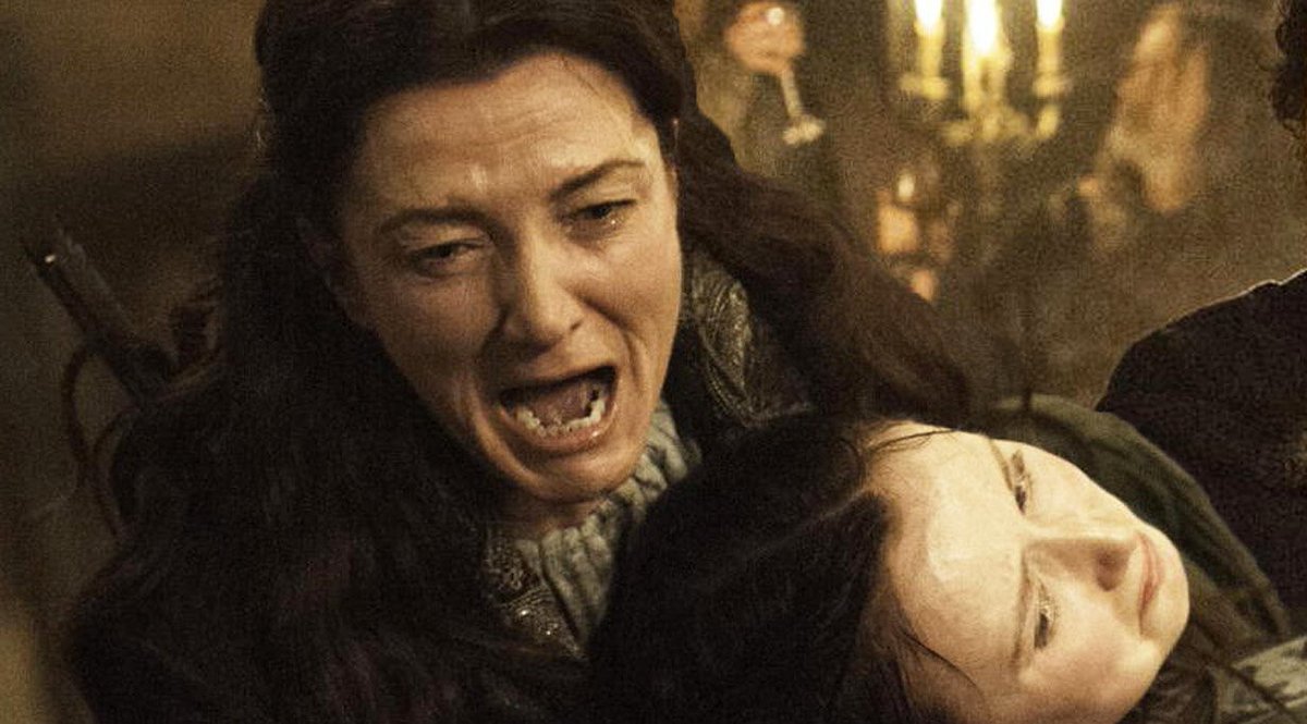 Targ_Nation's tweet photo. her performance at the red wedding is another one of those moments where you're like how tf did you not get an emmy for this??? https://t.co/0JatX4HW7Q