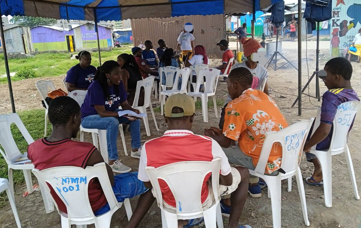 Tupo site! We are currently holding our legal aid at the #MukurukwaNjenga area. We are disseminating information on SGBV prevention to the community and also providing legal advice and psychosocial services to survivors of SGBV. @CREAWKenya @christian_aid