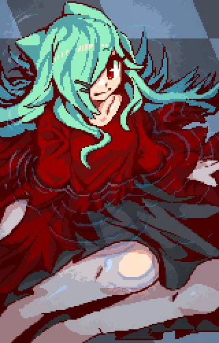 First time drawing pixel art, but with a twist. 