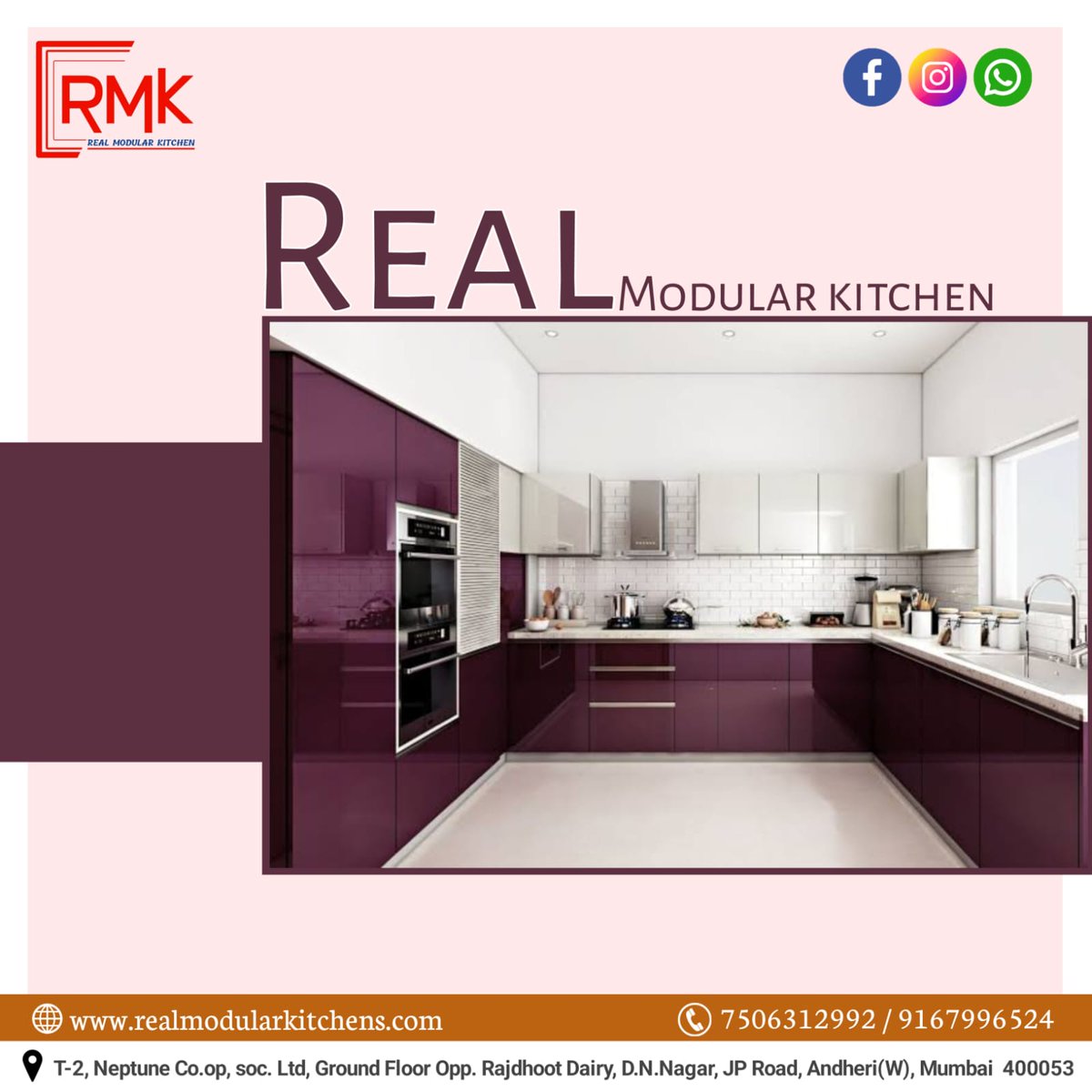 RealModular's tweet image. &quot;Elevate your culinary space with Real Modular Kitchen – where innovation meets functionality.&quot;
Contact us today to bring your dream kitchen to life! 📷📷 #RealModularKitchen #Andheri #InnovationInDesign #kitchengoals
Contact us: 9167996524
realmodularkitchens.com