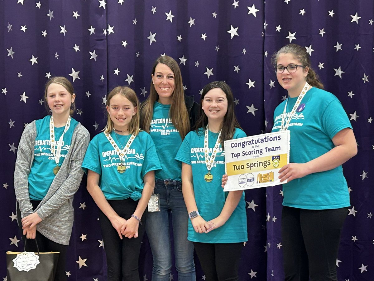 Congratulations to our #TSwildcats1 for clinching 3rd place in Operation Read! 📚🏅 Your dedication to literacy shines bright, inspiring us all to keep turning those pages and reaching for the stars! ✨ Fantastic job coaching these amazing students, Mrs. Jones! #OR2024 #bpsne