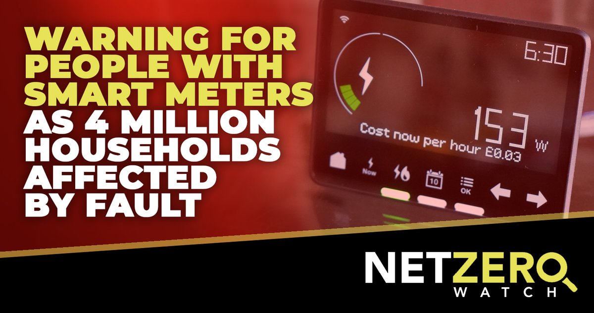 An energy industry expert has warned households using a smart meter that they could be overpaying on their energy bills and not realising it, after it emerged that over four million smart meters nationwide are faulty. Once a meter becomes faulty and is not in 'smart mode',…