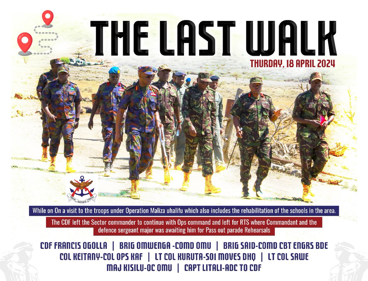 Dying in the line of service is the utmost display of patriotism. The soldiers that died in the Crush were discharging their duty alongside Gen. Ogolla, a duty aimed at improving the lives of the Kenyan people in that region. They were true Patriots! #Thankyouforyourservice