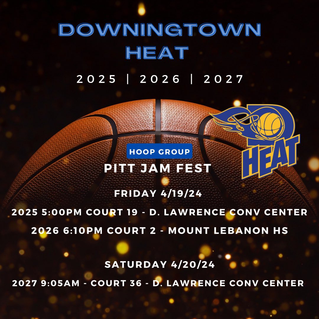dheatbasketball's tweet photo. Come check out our HS teams at Pitt Jam Fest this  weekend! https://t.co/9vPJYdcdVZ