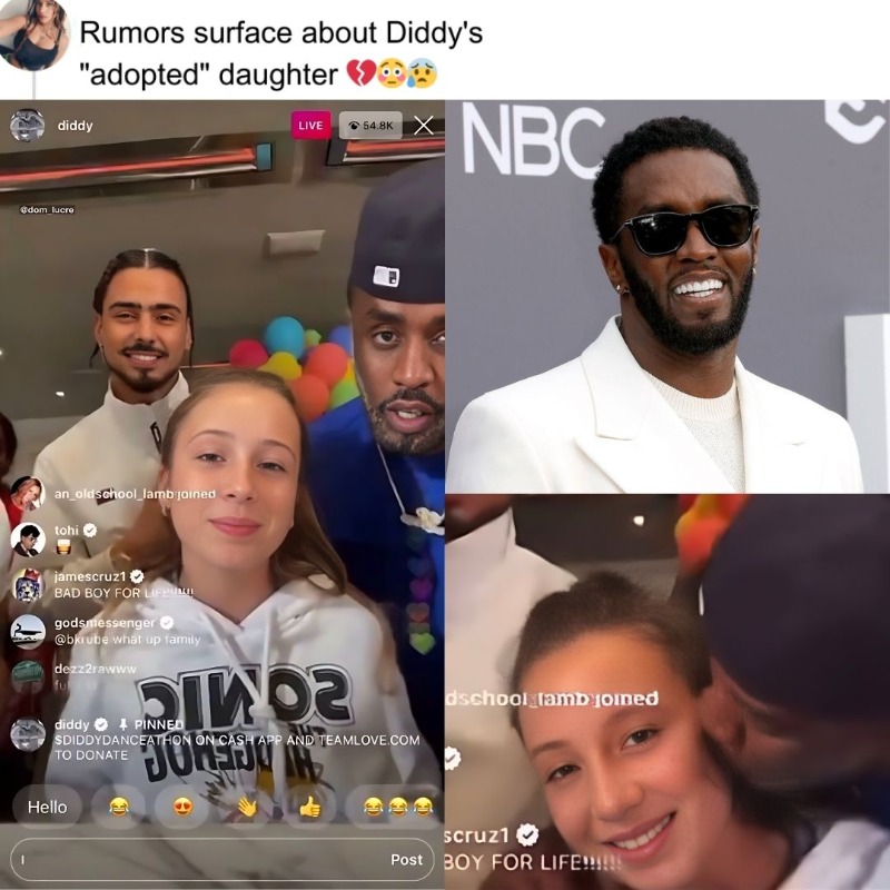 The Celeb Talk Guy on X: "Diddy's "adopted" daughter speaks out... 😳😰" / X