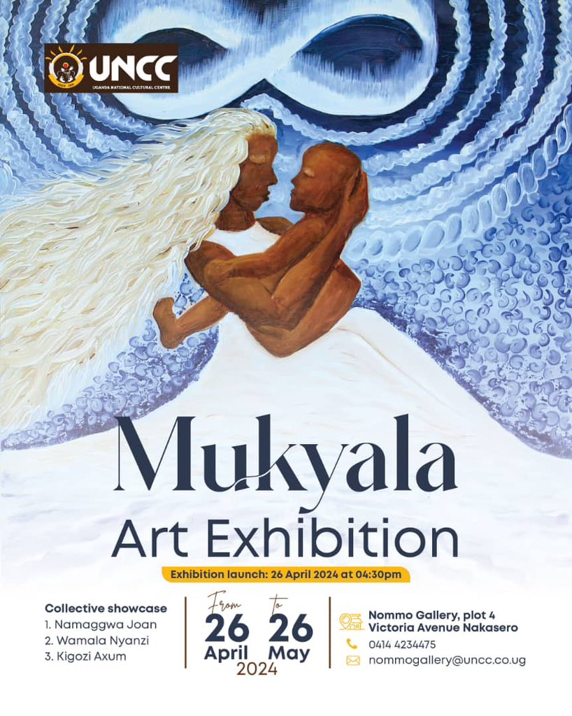 UNCC_UG's tweet photo. Next Friday โ 26th April 2024, Weโre at the Nommo Gallery for #Mukyala โ Art Exhibition
More Details ๐ https://t.co/Vn3Fckradu