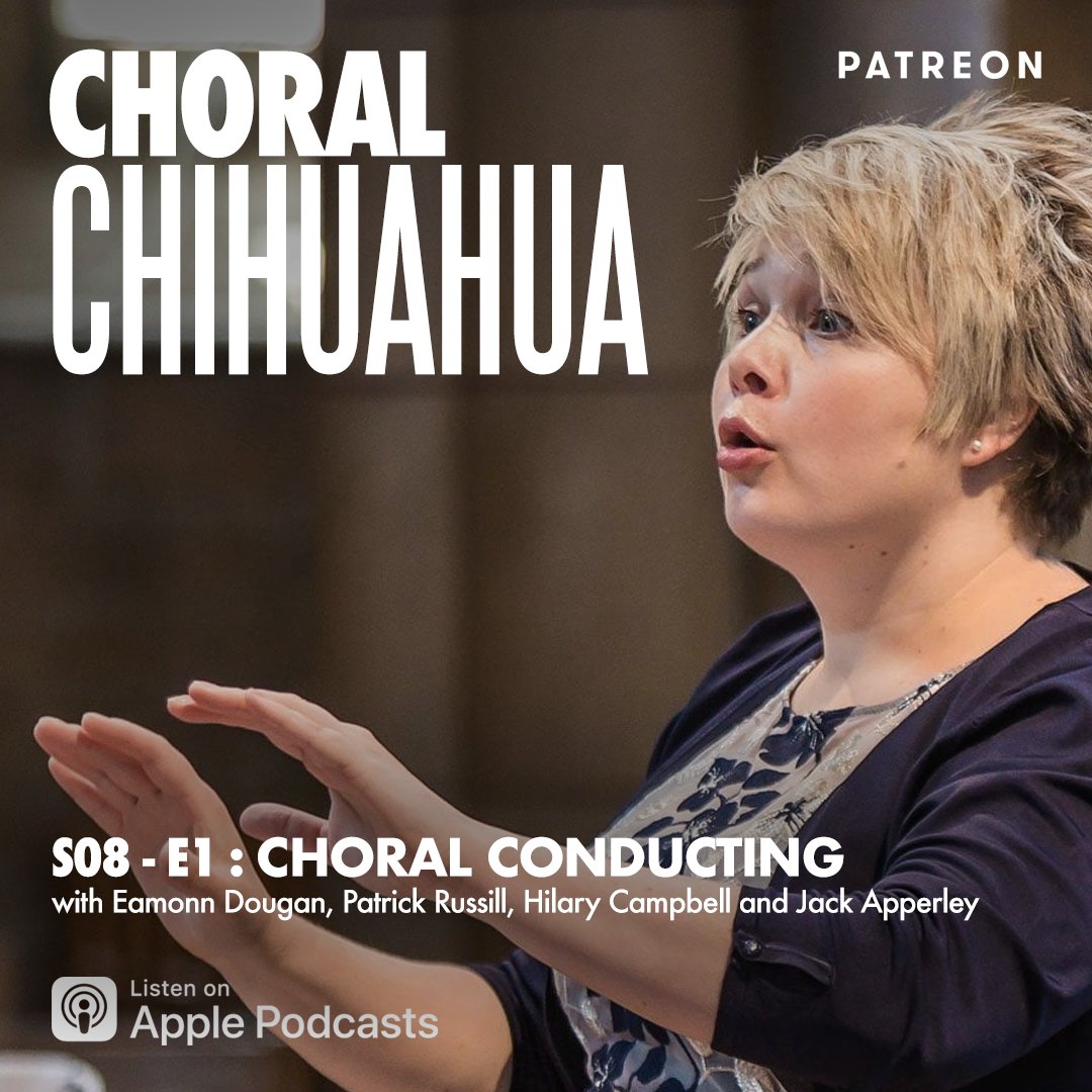 #ChoralChihuahua Eamonn Dougan talks choral conducting with guests Patrick Russill @RoyalAcadMusic, @HilaryJCampbell and @jdeapperley - fascinating insight into life as a professional conductor 🎶 🎧👉 choralchihuahua.com