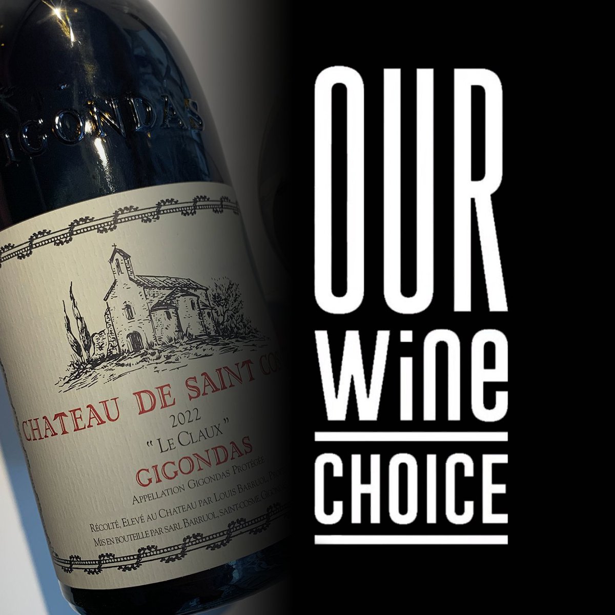 The 97-point Chateau de Saint Cosme Gigondas Le Claux 2022 is our Wine Choice. Sourced from venerable limestone vineyards, the wine unites intensity and elegance with a vibrant, lively core and purity derived from its old #grenache vines. See more: jamessuckling.com/wine-tasting-r…