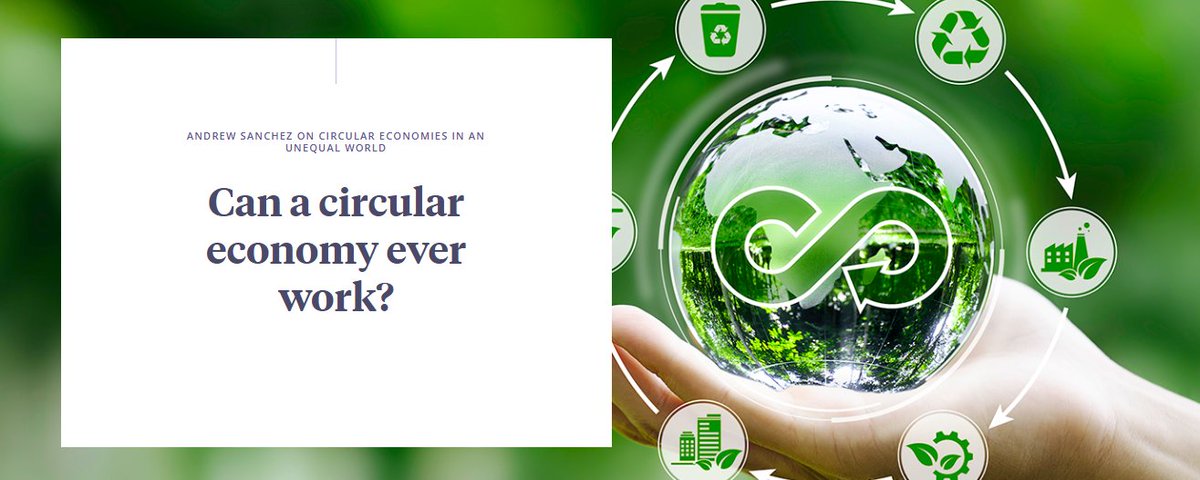 Today on the academic blog Andrew Sanchez exposes the limitations of a circular economy that mean it will never truly work – but also why the model still needs our attention. Find out more 👉 bit.ly/442ZIy7