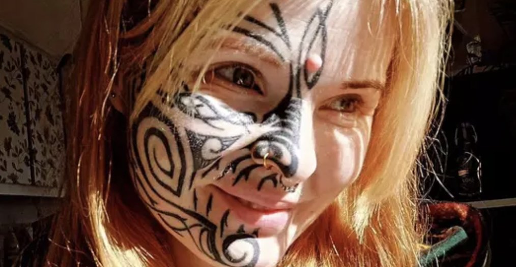 'Getting a huge viking tattoo on my face changed my life – I felt reborn' dailystar.co.uk/real-life/gett…