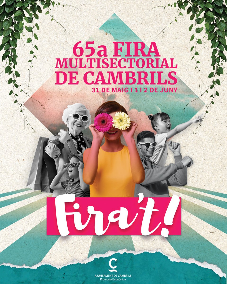 🔸 Us presentem la nova imatge de La Fira de Cambrils, una adaptació visual que hem treballat seguint les línies gràfiques de les anteriors edicions. A banda de la imatge gràfica, gestionem també la comunicació, les relacions públiques i la comercialització de la fira.