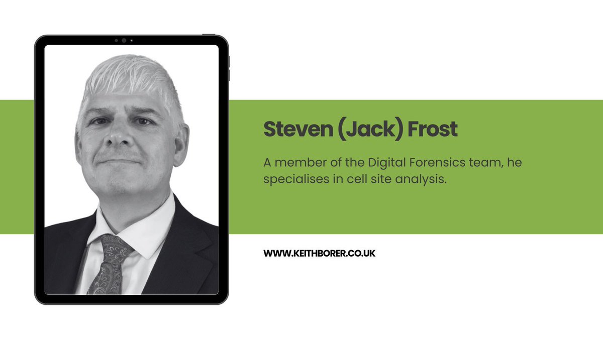 Steven Frost, known as 'Jack' to his friends, is a Cell Site Analyst based in our Durham office. 📶

Find out more: buff.ly/3D6mnvT

#ExpertWitness #Solicitors #Barristers