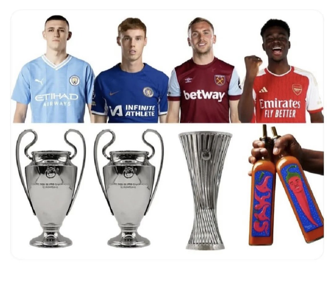 FrankKhalidUK's tweet photo. The biggest trophies won by some of England’s best players. https://t.co/lncVRRfLH7