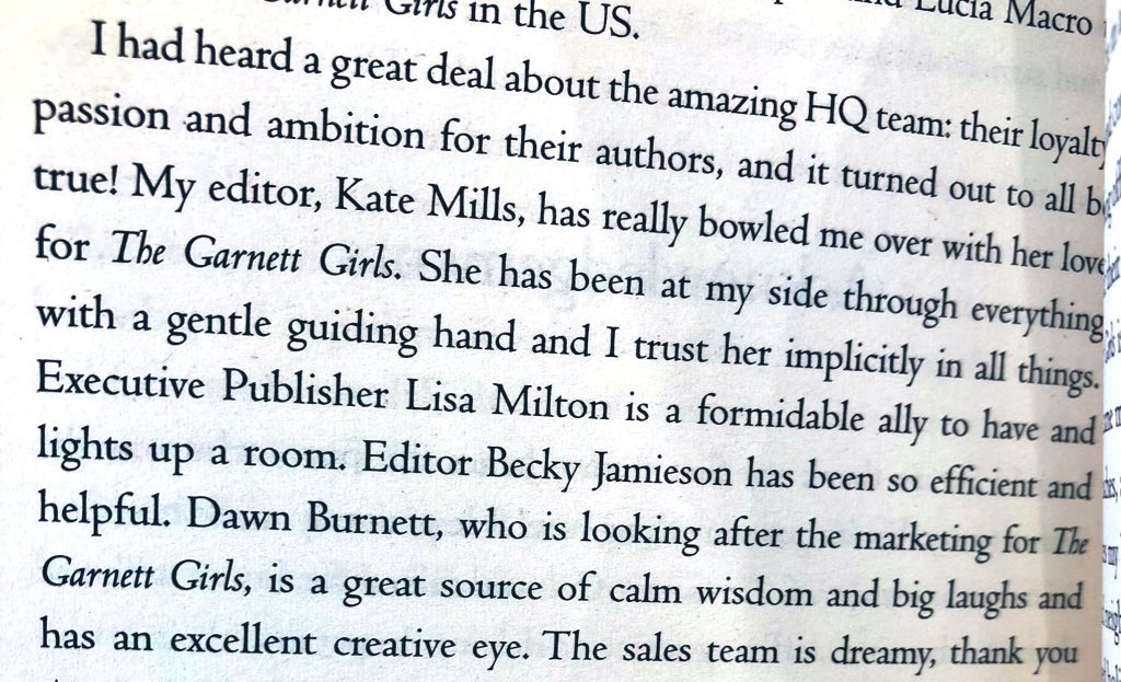 I missed paperback publication day as I’ve had a very poorly toddler at home, but look how gorgeous #TheGarnettGirls by @PublicityBooks looks in Waitrose! 🤩🤩🤩 The perfect escapist read for these not-so-summery spring days. Such kinds words in the acknowledgments too. 😊