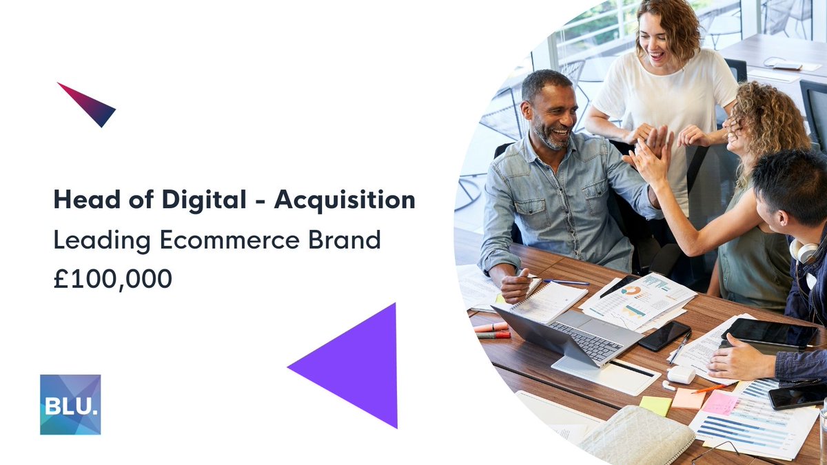 This opportunity required experience in B2C Customer Acquisition! 👀 

A leading ecommerce brand in their niche and is looking for a Head of Customer Acquisition; paying up to £100,000.

Apply: blu-digital.co.uk/job/head-of-di… 

#digitaljobs #marketingjobs