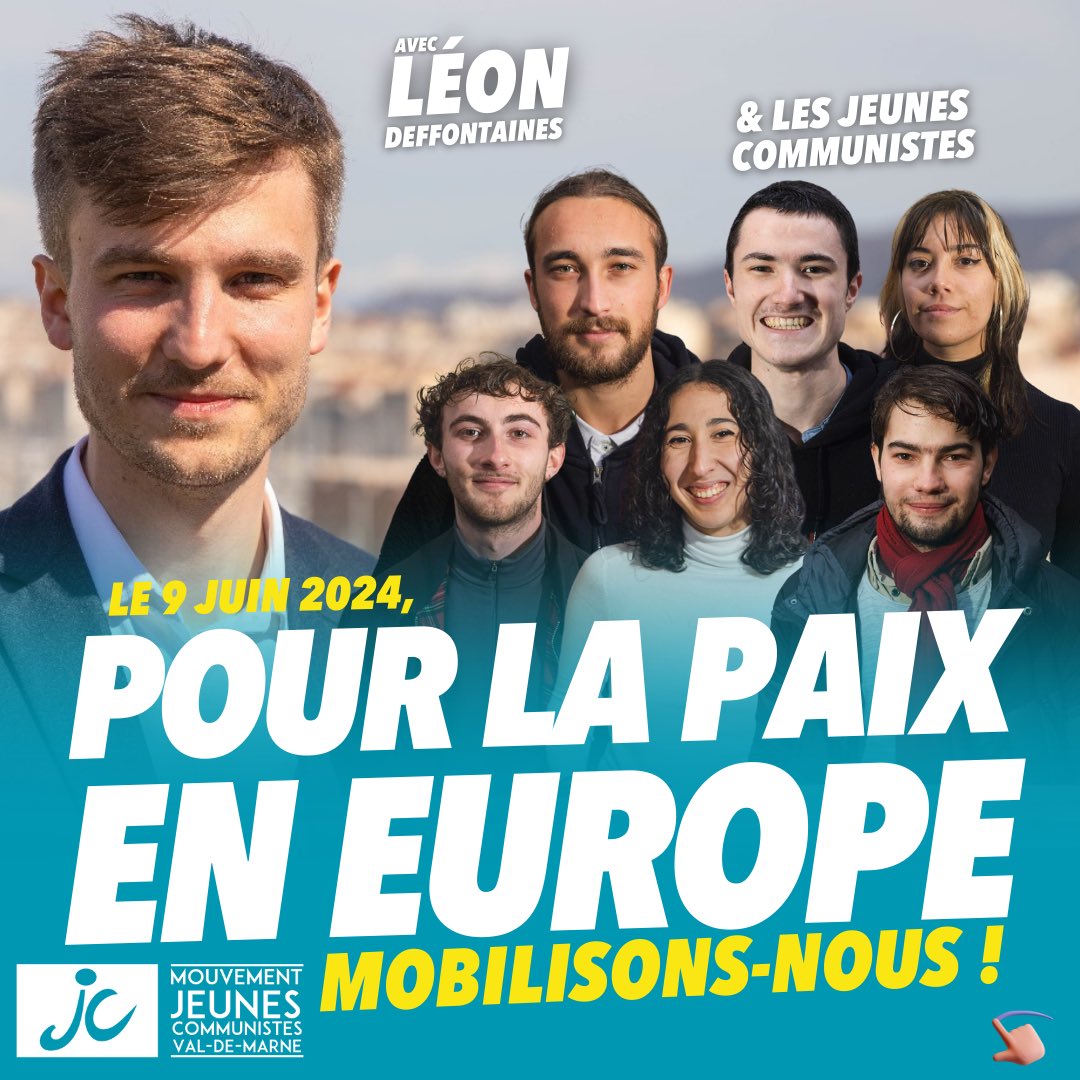 🕊️Le 9 juin, pour la paix en Europe : mobilisons-nous !
#europennes2024 #valdemarne #gaucheunie (1/2)