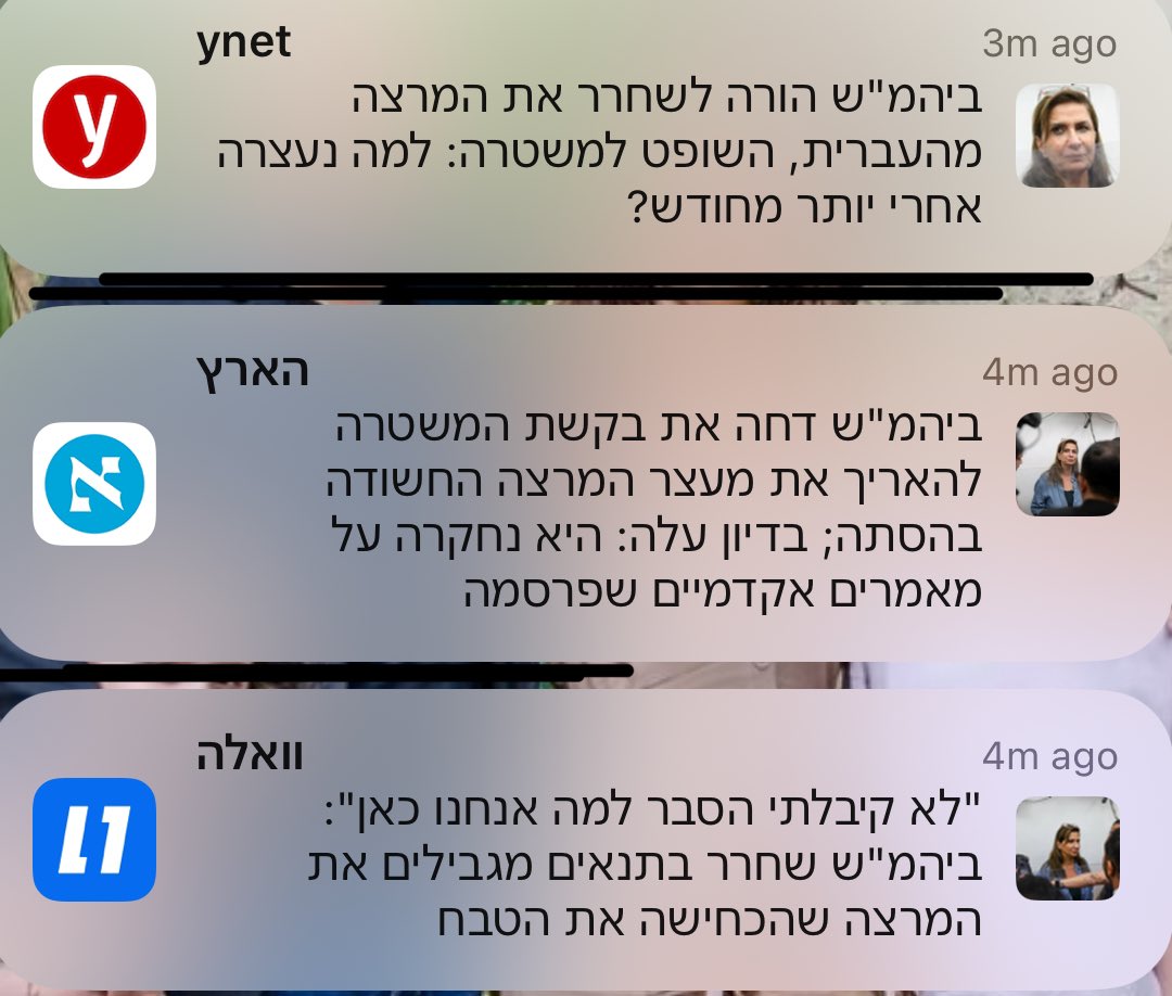 מעצר השווא של המרצה השפלה מהעברית, מצטרף לעשרות מעצרי שווא פוליטיים שמבצעת לאחרונה המשטרה לשעבר, בתפקידה הנוכחי כמליציה הפרטית של הליצן לביטחון לאומי. אחרי שתסתיים תקופת החושך הזו נהיה חייבים כמדינה להקים מחדש את משטרת ישראל על חורבותיה של המיליציה הפוליטית שקיימת היום