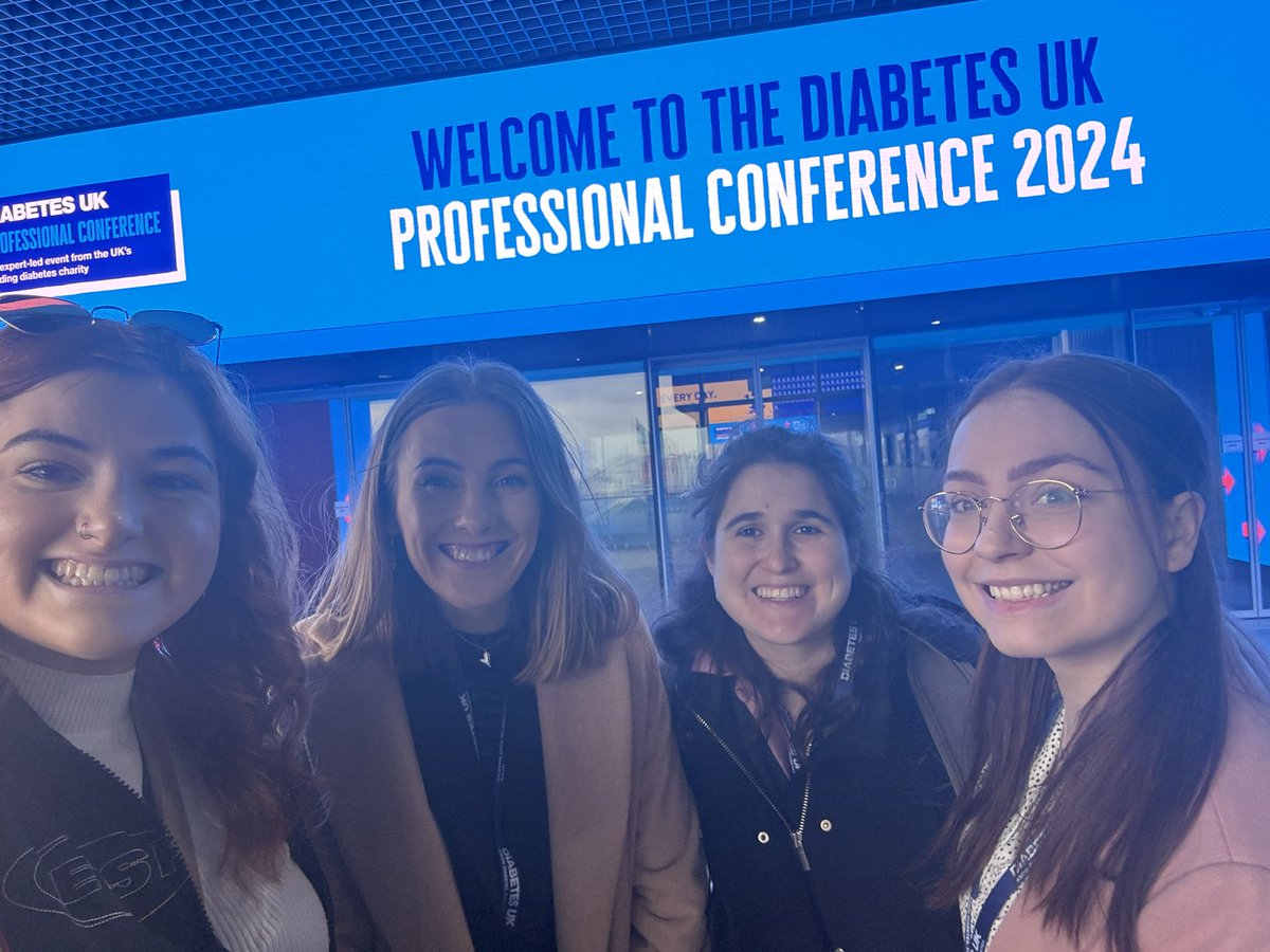 Excited for the final day of #DUKPC24 with team renal! @ChelsyCliff @jo_ward08 @UoLRenalGroup #DUKPC24 #DiabetesUK