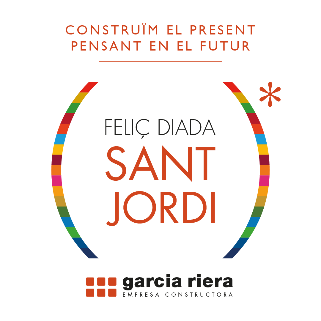 garciarierasl's tweet photo. L'equip de GARCIA RIERA desitgem que passeu una Feliç Diada de #SantJordi 🐉🌹📚
#SantJordi2024 #garciariera #empresaconstructora #construïmsostenibilitat #catalunya #rosesillibres #vilaseca #diadasantjordi #catalunya https://t.co/gub1mvstr5