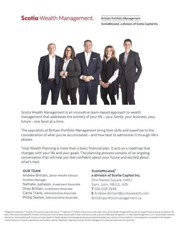 SaintChorus's tweet photo. 3 cheers for our sponsor Brittain Portfolio Management at Scotia Wealth Management for being a proud sponsor for our concert! It is people like your team that help us deliver classical choral music to Southern NB and give musicians opportunities to perform and do what they love! https://t.co/cQMvcomhbl
