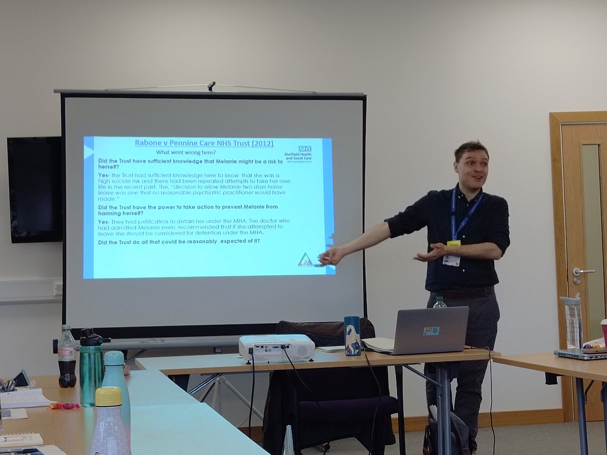 Our Human Rights officer, is the only one in any mental health trust in the UK. Tallyn Grant is fantastic at delivering our Human Rights Practitioner course. It's helping us to administer more equitable, antiracist and anti ableist care at @SHSCFT