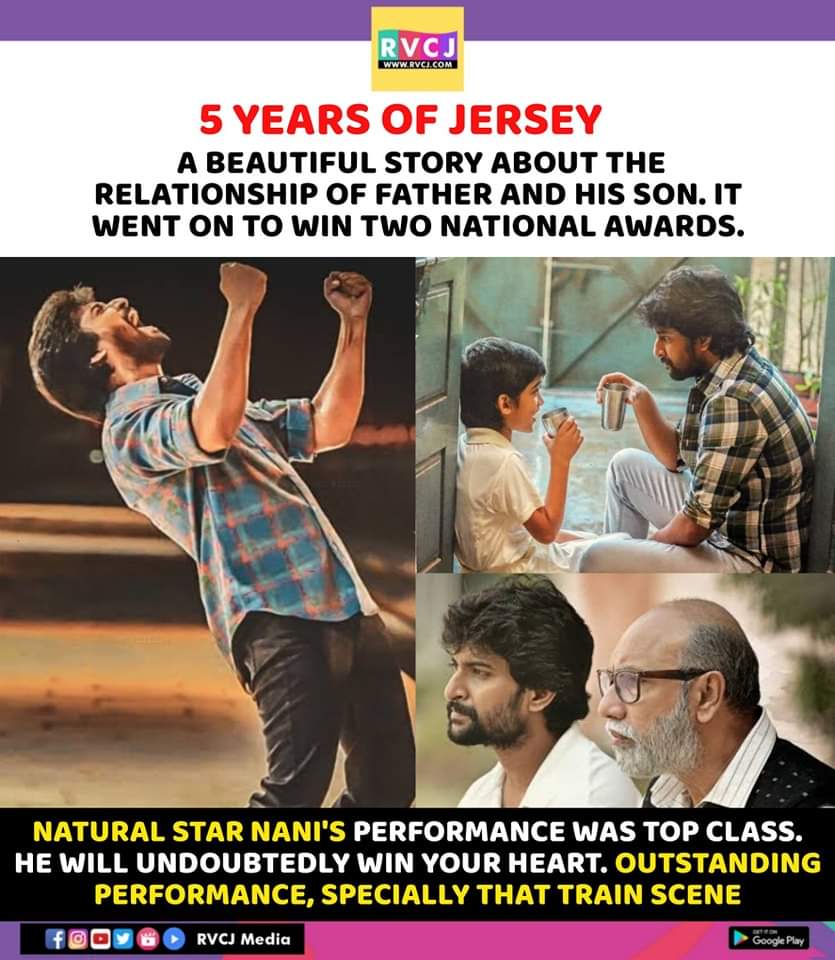 5 years of Jersey @NameisNani #nani #jersey