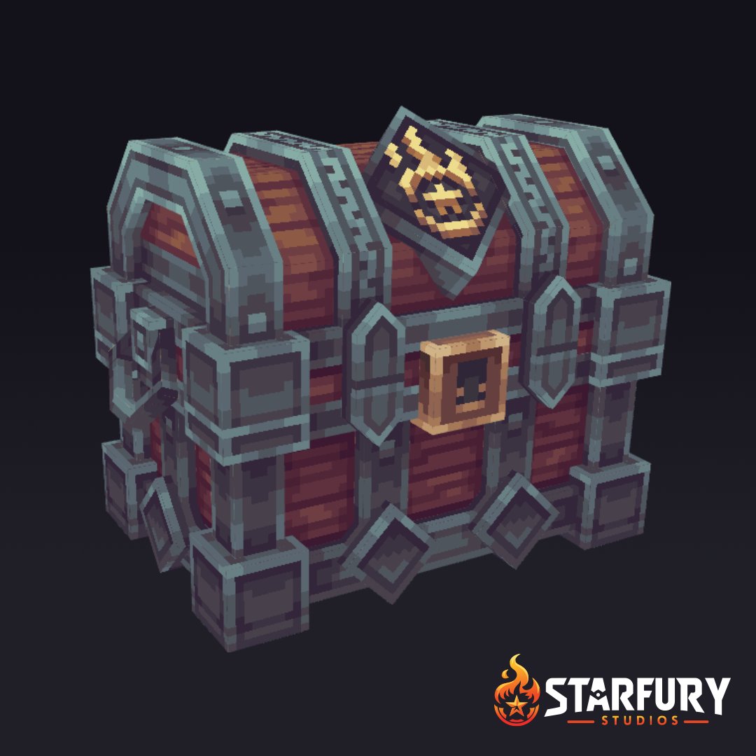 What could be inside? 👀 #Starfury features many hidden treasures, will you able able find them all? 🔍 #Minecraft #MMO