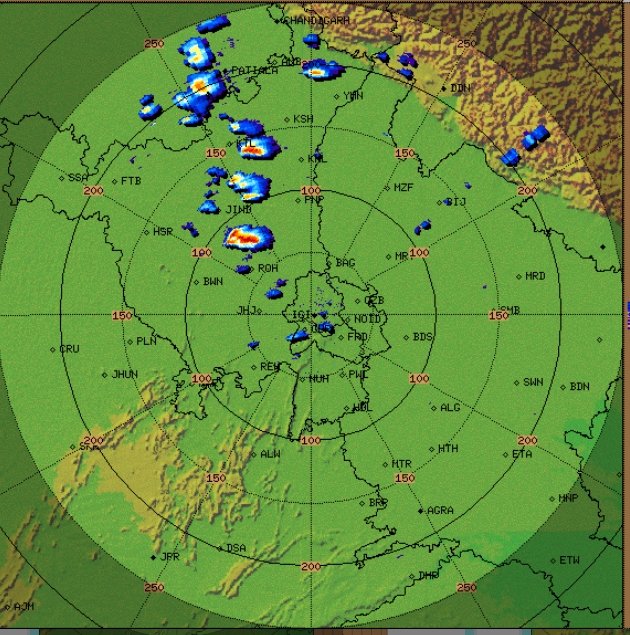 #Nowcast 

3 Patches of Thunder Cloud Develop over #Haryana Chances Of Intense Rain with Hail In Short Time Over #Karnal #Jind #Ambala #Yamunanagar_Outer #Kurukshetra #Gurugram(Clouds With Light Drizzle) 

#WeatherUpdate