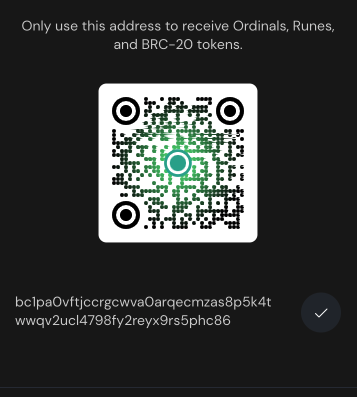 hilis33's tweet photo. @xverse @rune_coin bc1pa0vftjccrgcwva0arqecmzas8p5k4twwqv2ucl4798fy2reyx9rs5phc86 https://t.co/zXG98VclAj