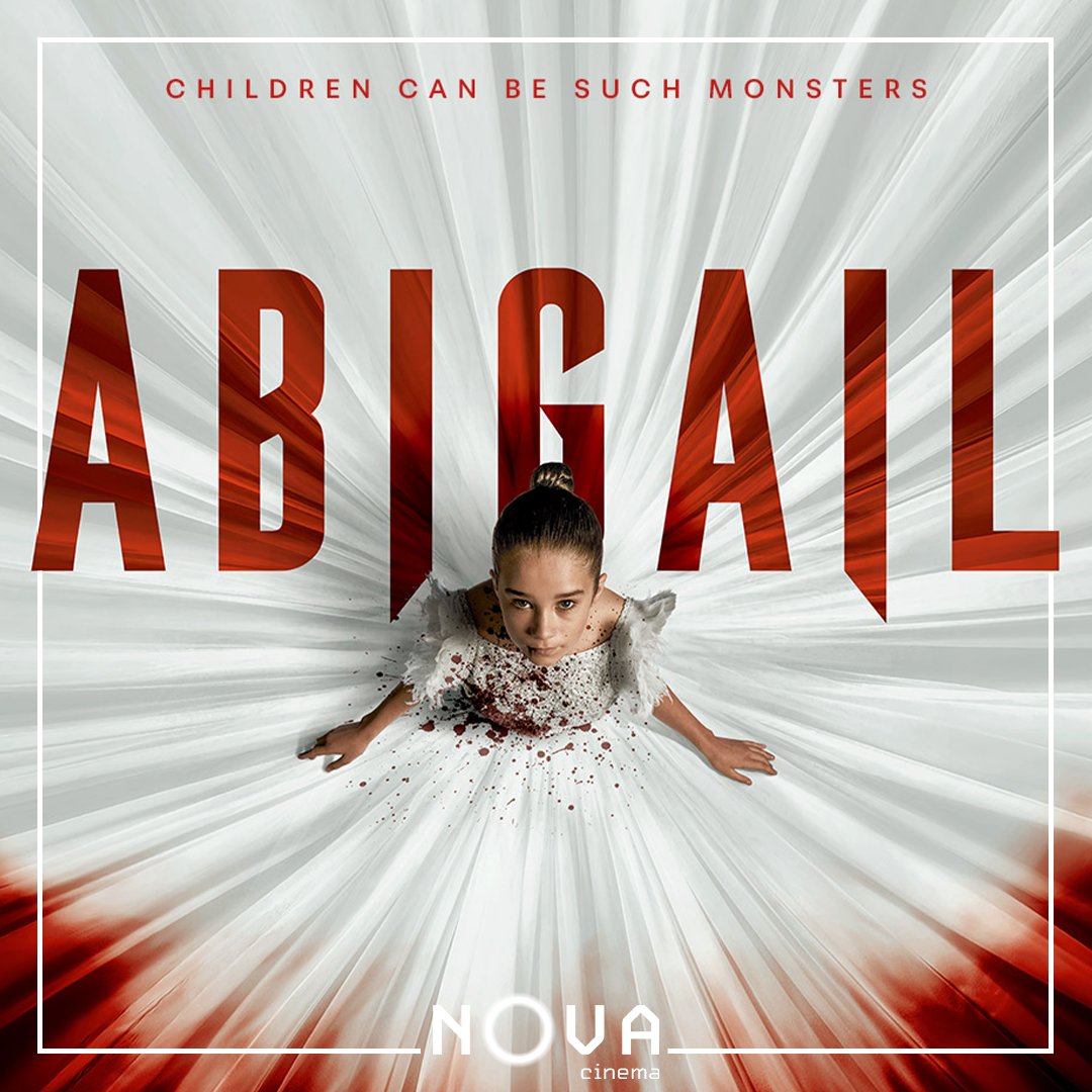 🚨NEW RELEASE DAY🚨 From the directors of Ready or Not and the newest Scream films comes Abigail! Showing at Nova from today. Grab your tickets now🎟️➡️ atgtix.co/3UoCtev