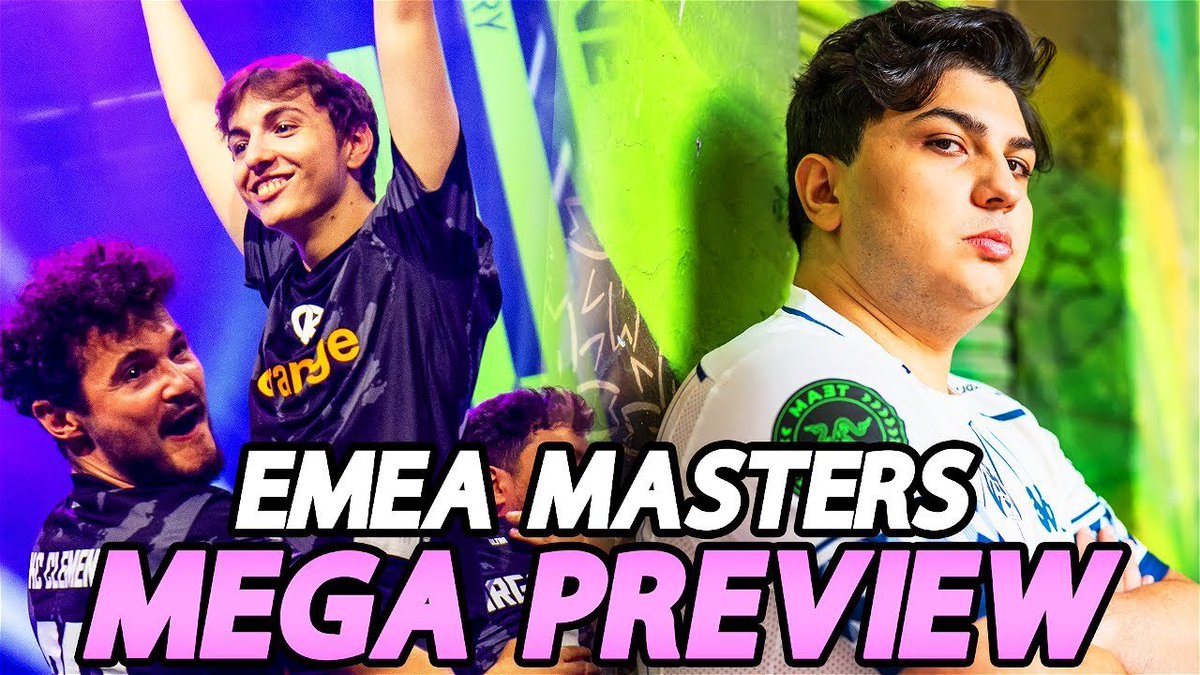 It's up. I go through every team, every region, every group. Timestamps up, dividing it by region first and then by group second. My full #EMEAMasters Main Stage Mega-Preview. Link below.