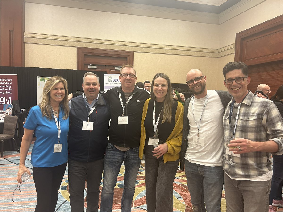 asetOntario's tweet photo. So wonderful to see so many educators networking, sharing stories, at our vendor showcase 
#ASET2024 Thank you to Michael McCreary for making us laugh sharing humour, insight &amp;  his experiences w  #Autism @ScanningPens @SP_QuinC @texthelp All for the greater good! https://t.co/aBRU5ETzPM