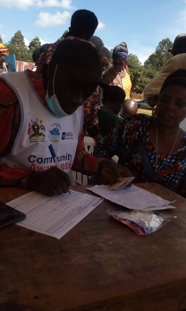 Happening now! One of UNCDA's mandates is to create awareness of NCDs prevention and control. UNCDA is conducting Health Screening for prostate cancer, Random Blood Sugar, Blood Pressure, Mass Index, breast cancer, and Cervical cancer and Health Education in Rukungiri District.